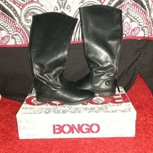 Black tall boots